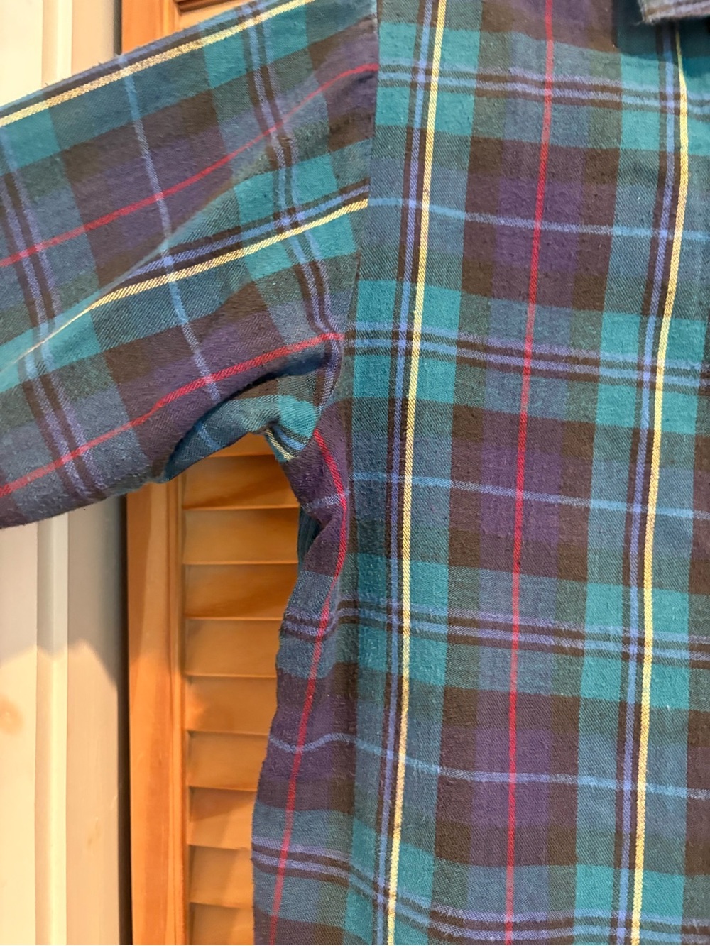 Vintage L.L. Bean Women’s Plaid Flannel Shirt Button Down Made in USA Cabincore - Picture 2 of 9